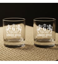 Özel Kutulu İsim Yazılı 2’li Distillery Edition Kişiye Özel Viski Bardakları