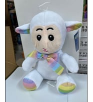 Oyuncak Peluş Sevimli Uyku Arkadaşı Kuzu 20 cm (Çok Renkli)