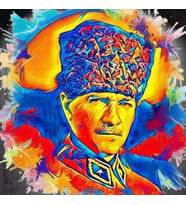 ATATÜRK TEMALI, 24 FARKLI RESİM İLE AHŞAP TAKI VE SAKLAMA KUTULARI, CAM ÜZERİNE LAZER ÇİZİM, DEKORATİF KUTU