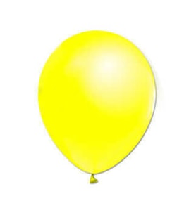 Balon Metalik Düz 5 inç Sarı 100'lü-