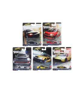 Hot Wheels Premium Fast & Furious Serisi 5’Li Set Diecast Koleksiyon Araba Hnw46