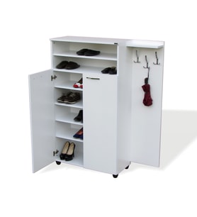 Vena Vestiyer Dolap - Beyaz    120*37*150cm