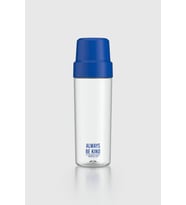 Renga Nest Yazı Desenli 800 ml Bardaklı Tritan Matara 912085 Bordo (Mavi)
