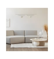 Eveloria Modern İkili Sıralı Avize RA-AVZ- 7583-26-49 (Beyaz)