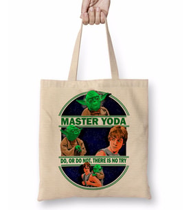 Master Yoda Bez Çanta Uzun Saplı