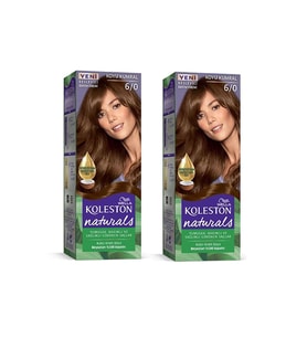 Naturals Saç Boyası Koyu Kumral 6/0 2x Paket