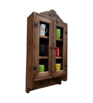 Eskitme Ahşap Mutfak  Dolabı 40x69x12 cm.