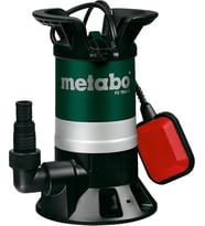 Metabo Kirli Su Pompası, Bahçe Sulama Için, Maks. Basma Miktarı 7500 L/M, Plastik Pompa Gövdesi, 250