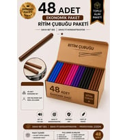 Midex Orf-BT-25-24X Örf Aletleri Seti Ritim Çubuğu Paketi 25 cm Karbon Fiber Toptan Paket-3 (24 Çift)