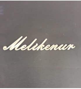 Nişan Tepsisi Pleksi Söz Isimlik El Yazısı (Gümüş)