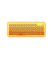 Jedel WKB104 Kablosuz Bluetooth + 2.4Ghz Çift Modlu Klavye - Retro Daktilo Tasarımlı
