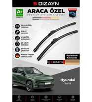 S-Dizayn Hyundai Kona Ön Cam Silecek Seti 2023 Üzeri Premium Araca Özel 65-40 Cm A+ Kalite