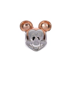 Bayan Mickey Mouse Model Gümüş Charm