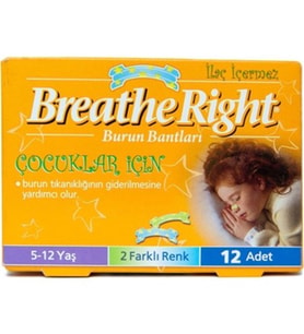 Breathe Right Burun Bandı Çocuk 12'li