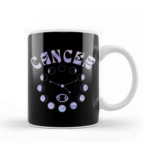 Zodiac Sign Cancer Kupa Bardak Porselen