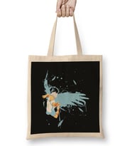 Haikyuu Kourai Hoshiumi Minimalist Bez Çanta Uzun Saplı