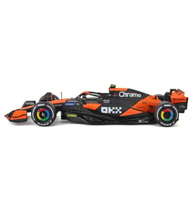 1:24 McLaren MCL38 Miami Grand Prix 2024 Figürlü Formula 1 Yarış Arabası - 4-Lando Norris