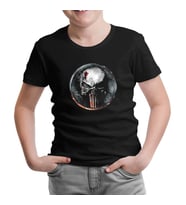 Punisher - Logo Shot Siyah Çocuk Tshirt