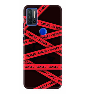 Reeder P13 Blue Max Pro Kılıf Desenli Silikon Danger 1372