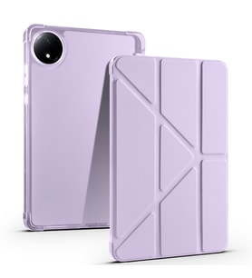 Lexroo Xiaomi Redmi Pad SE 8.7 Kılıf Tri Folding Kalem Bölmeli Standlı Kılıf - Lila