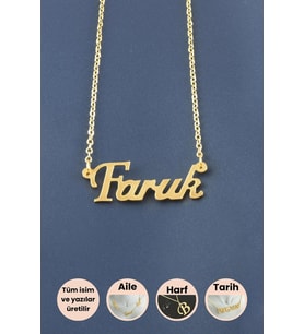 Faruk İsimli Kolye