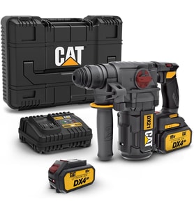 Cat Dx21 18Volt 4.0Ah 2.2J Li-Ion Çift Akülü Şarjlı Kömürsüz Profesyonel Sds-Plus Pnömatik Kırıcı/De (Çok Renkli)