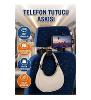Araç İçi Telefon Tutucu ve Katlanabilir Koltuk Arkası Askı Aparatı