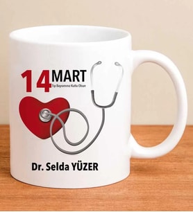 Tıp Bayramına Özel Kupa Bardak - 14 Mart
