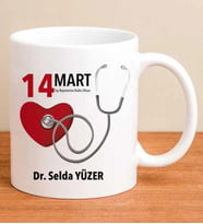 Tıp Bayramına Özel Kupa Bardak - 14 Mart