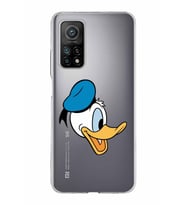Xiaomi Mi 10 T Uyumlu Kapak Donald Duck Tasarımlı Şeffaf Silikon Kılıf