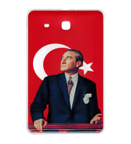 Samsung Galaxy Tab T560 Baskılı Silikon Kılıf BK-55