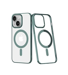 Mey İthalat® iPhone 14 Plus Kılıf Element Magneticsafe Sert Kapak - Köknar Yeşili