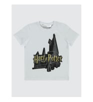Harry Potter Erkek Çocuk Tişört 6-9 Yaş Beyaz
