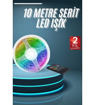 10m Şerit Led İç Mekan Renkli Rgb Şerit Led Kumandalı
