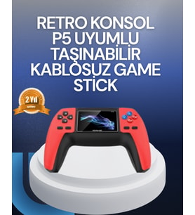 Tak Çalıştır Mini Retro GamePad  520 Klasik Oyun