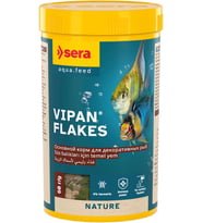 Vipan Flakes Tüm Akvaryum Balıkları İçin Temel Pul Yem 100 Ml 60 Gr
