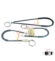 Renault Megane MK2 2002-2009 CC Cabriolet 8201010931 İçin Elektrikli Ön Sağ Cam Kriko Tamir Seti
