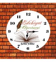 Edebiyat Öğretmeni Kişiye Özel Saat