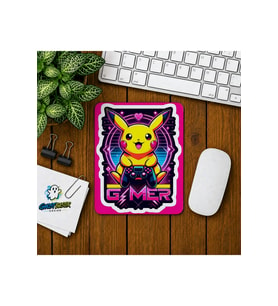Pikachu Baskılı Oyuncu Mousepad 0237