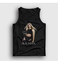 Presmono Unisex Siyah Poster Ava Max Atlet 410033tt