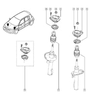 7703602227 RENAULT AMORTISOR TAKOZ TESPIT CIVATASI MEGAN II