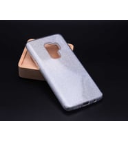 Samsung Galaxy A6 Plus 2018 Uyumlu Kılıf Zore Shining Silikon (Mavi)