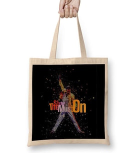 Freddie Mercury 03 Bez Çanta Uzun Saplı
