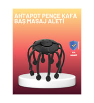 YoncaOutletSell USB Şarjlı Kafa Masaj Aleti 3 Modlu 8 Başlıklı Stres Giderici 1045704