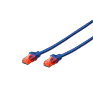 DIGITUS 0.5m CAT6 Utp DK-1617-005/B Mavi Patch Kablo