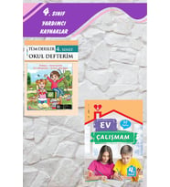 4.Sınıf Tüm Dersler Okul Defterim+Ev Çalışmam