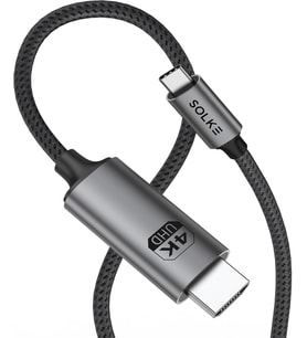 HDMI Kablo, 2 Metre, 4K60Hz, 18Gbps, Type-C to HDMI Görüntü Kablosu, Thunderbolt 5/4/3 Uyumlu
