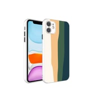 Apple iPhone 11 Uyumlu Kılıf Kamera Korumalı Renkli Temperli Zore X-Cam Kapak (Model 1)