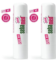 Sebamed Dudak Koruyucu Bakım Kremi Stick 30 SPF 4.8GR (Çatlamış ve Hassas Nemlendiricili) (2 Li Set) (Beyaz)