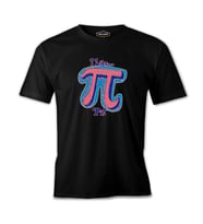 Matematik - Pi I Like Siyah Erkek Tshirt